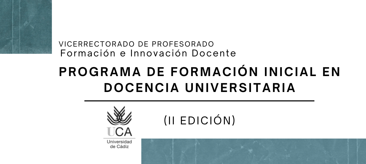 Acto inaugural e inicio del Programa Formación Inicial en Docencia Universitaria (II Edición) 100h.