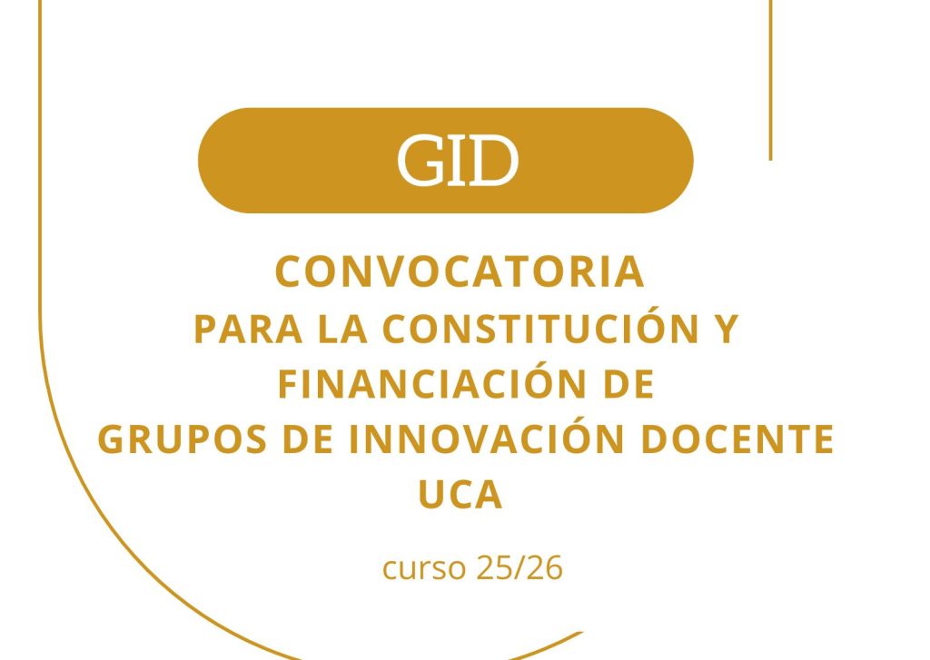 IMG Convocatoria de Apoyo a la Innovación Docente: GID