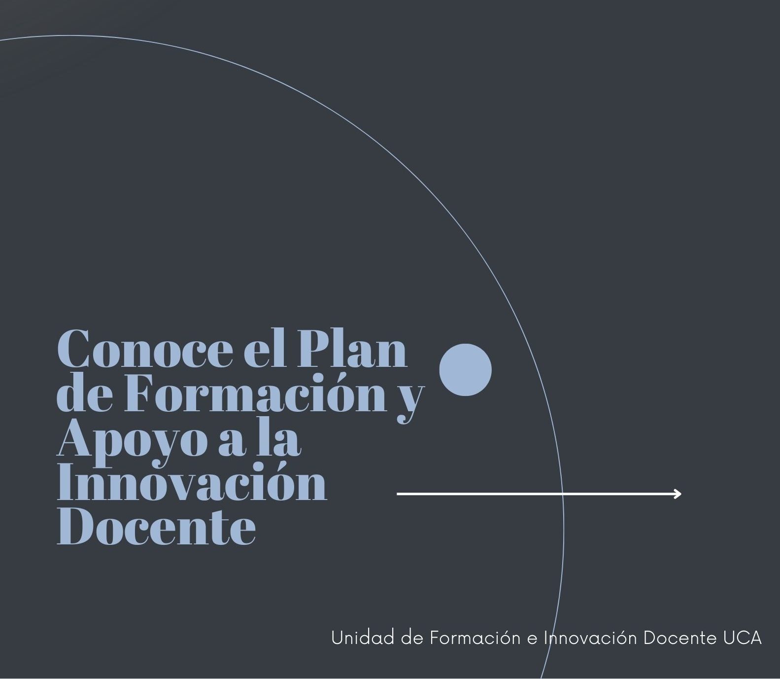 Conoce el Plan de Formación y Apoyo a la Innovación Docente